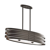 Kichler Roswell 3-Light Bronze Modern/Contemporary Chandelier