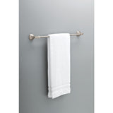 Delta Sandover 24-in SpotShield Brushed Nickel Wall-Mount Single Towel Bar