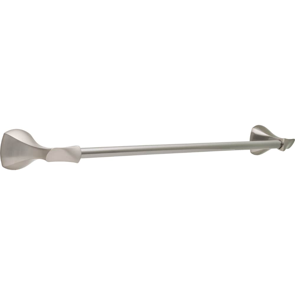 Delta Sandover 24-in SpotShield Brushed Nickel Wall-Mount Single Towel Bar