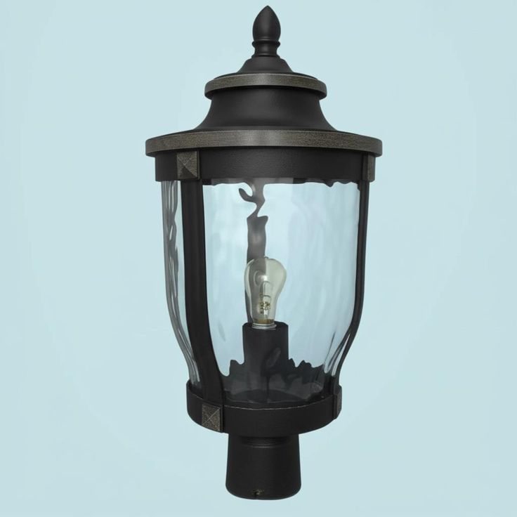 Home Decorators Collection McCarthy 1-Light Bronze Outdoor Post Mount