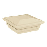 Freedom 5-in W x 5-in L Sand Vinyl Fence Post Cap- Fits Common Post Measurement: 5-in x 5-in