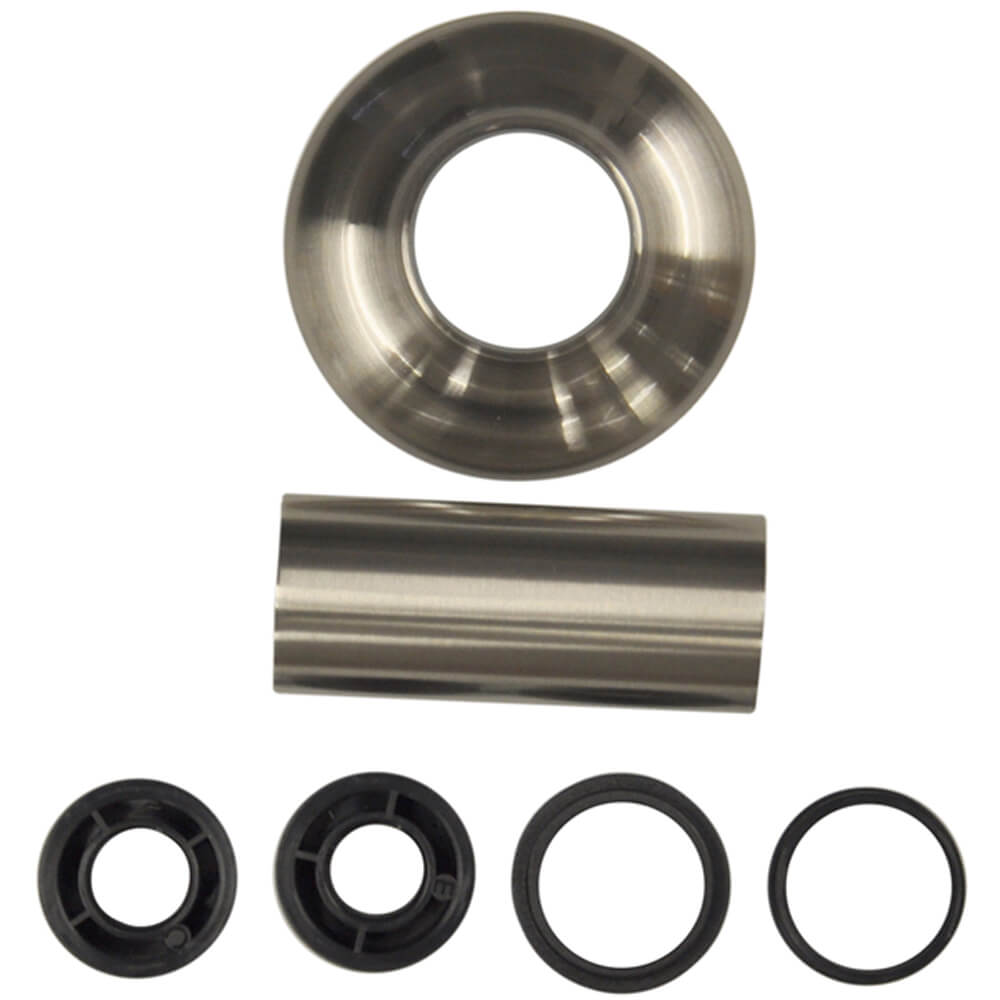 Danco Universal Tub/Shower Flange Set, Brushed Nickel, 3 in OD Flange, 1.25 in ID