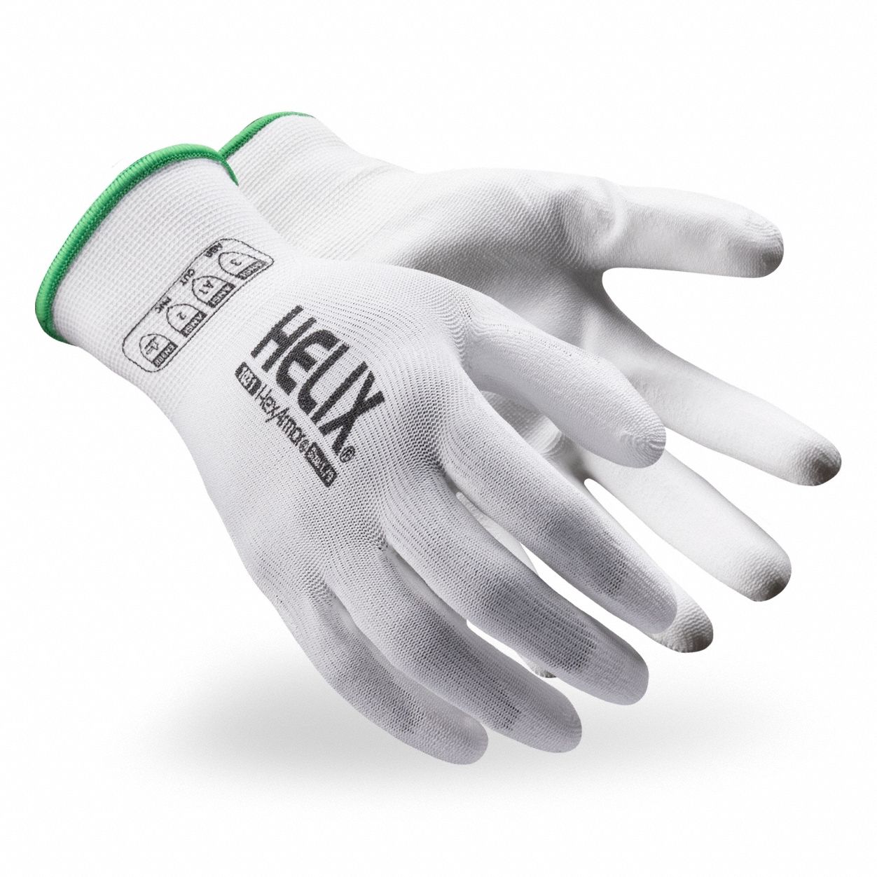 HEXARMOR Helix GP Knit Gloves - ANSI Abrasion Level 3, Size L (9)