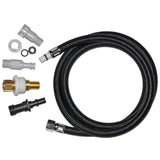 Danco 48-in PVC Braided Premium Sink Side Spray Replacement Hose, Universal Fit (Model 10340)