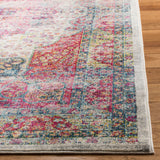 Safavieh Merlot Angra 2 x 8 Cream/Multi Indoor Floral/Botanical Oriental Runner