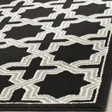 Safavieh Eden 2 x 7 Anthracite/Gray Indoor/Outdoor Geometric Runner