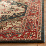 Safavieh Mahal Zaloa 4 x 6 Navy/Red Indoor Floral/Botanical Oriental Area Rug