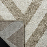 Safavieh Bellport 2-ft 3-in x 7-ft Wheat/Beige Indoor Chevron Runner Rug