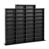 Prepac Black Transitional Composite Media Cabinet