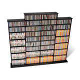Prepac Black Transitional Composite Media Cabinet