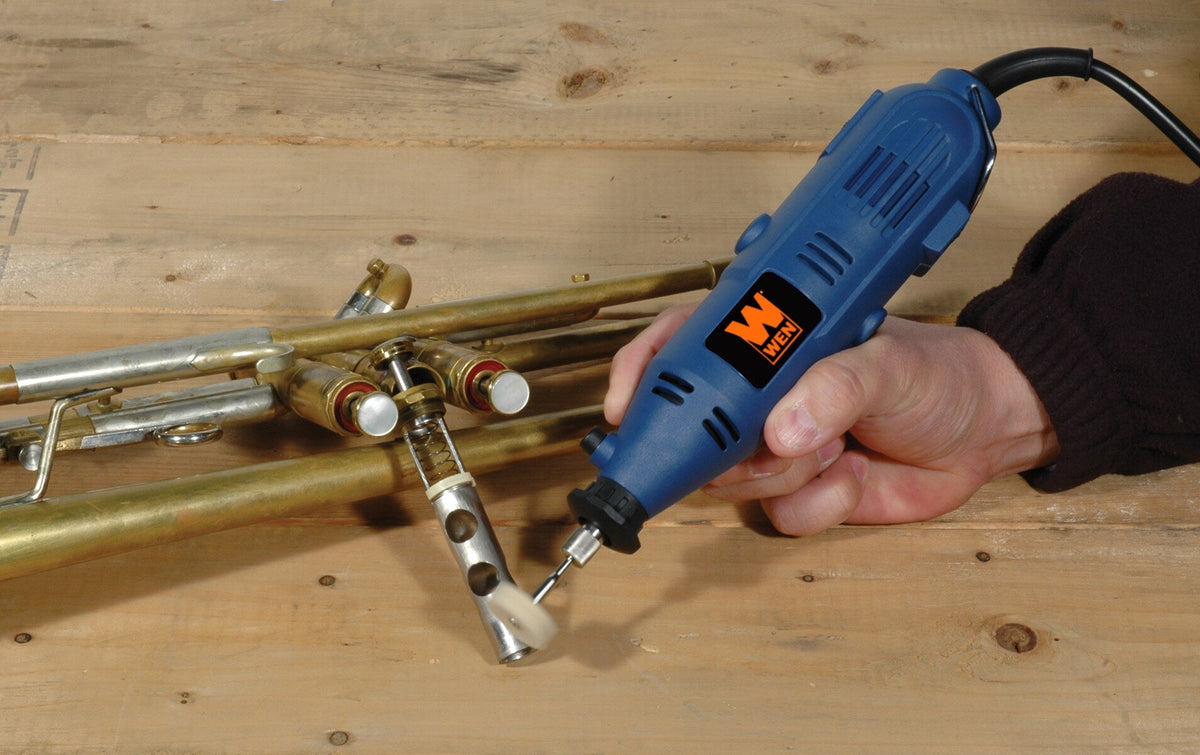 WEN 80-Piece Variable Speed Corded 1-Amp Sanding Rotary Tool with Hard Case