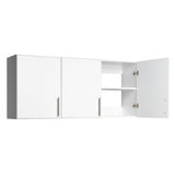 Prepac Elite 54-in W x 24-in H Wood Composite White Wall-mount Utility Storage Cabinet