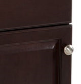 Project Source 18-in Java Single Sink Bathroom Vanity with White Cultured Marble Top