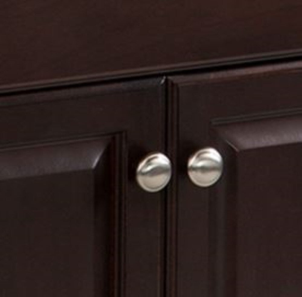 Project Source 30.5-in Java Single Sink Bathroom Vanity with White Cultured Marble Top