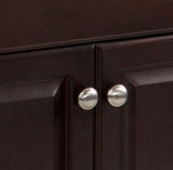 Project Source 24.5-in Java Single Sink Bathroom Vanity with White Cultured Marble Top