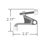 2-1/4 in. x 2-1/8 in. Oil-Rubbed Bronze Jumbo Hinge Pin Door Stop Value Pack (10 per Pack)