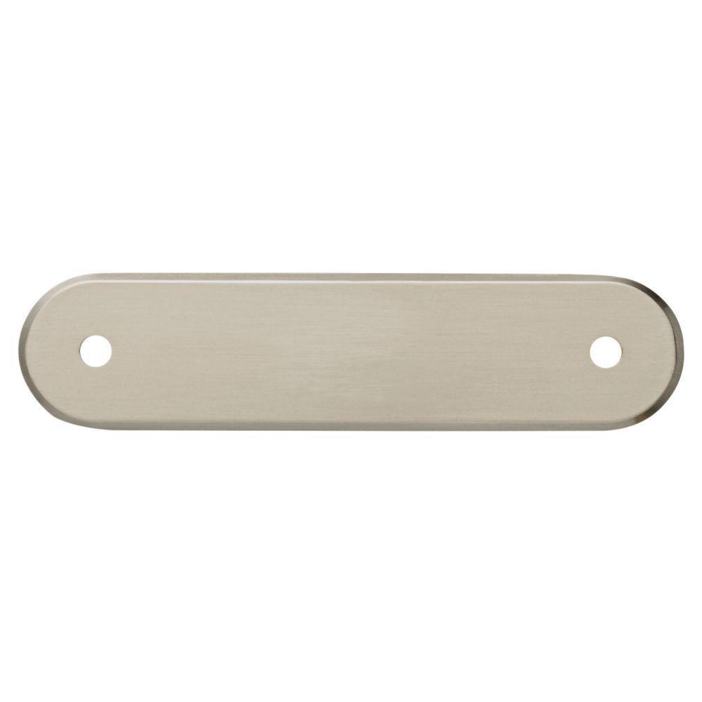 3 in. (76mm) Center-to-Center Venetian Bronze with Copper Highlights Oval Drawer Pull Backplate - Super Arbor