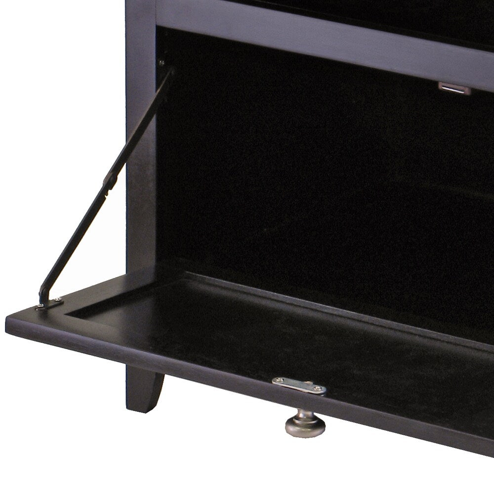 Winsome Wood Zara Transitional Espresso Tv Cabinet (Accommodates TVs up to 32-in)