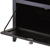 Winsome Wood Zara Transitional Espresso Tv Cabinet (Accommodates TVs up to 32-in)