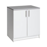 Prepac Elite 32-in W x 36-in H Wood Composite White Freestanding Utility Storage Cabinet