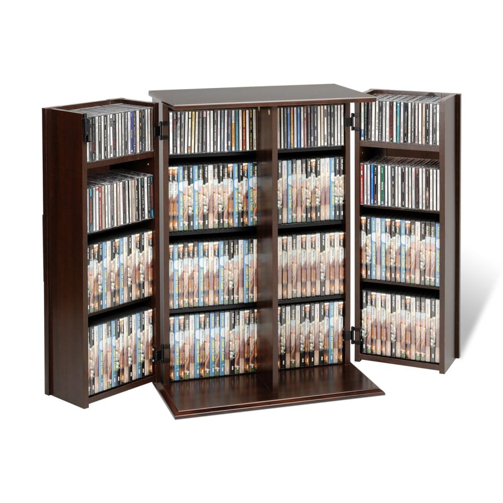 Prepac Espresso Transitional Composite Media Cabinet