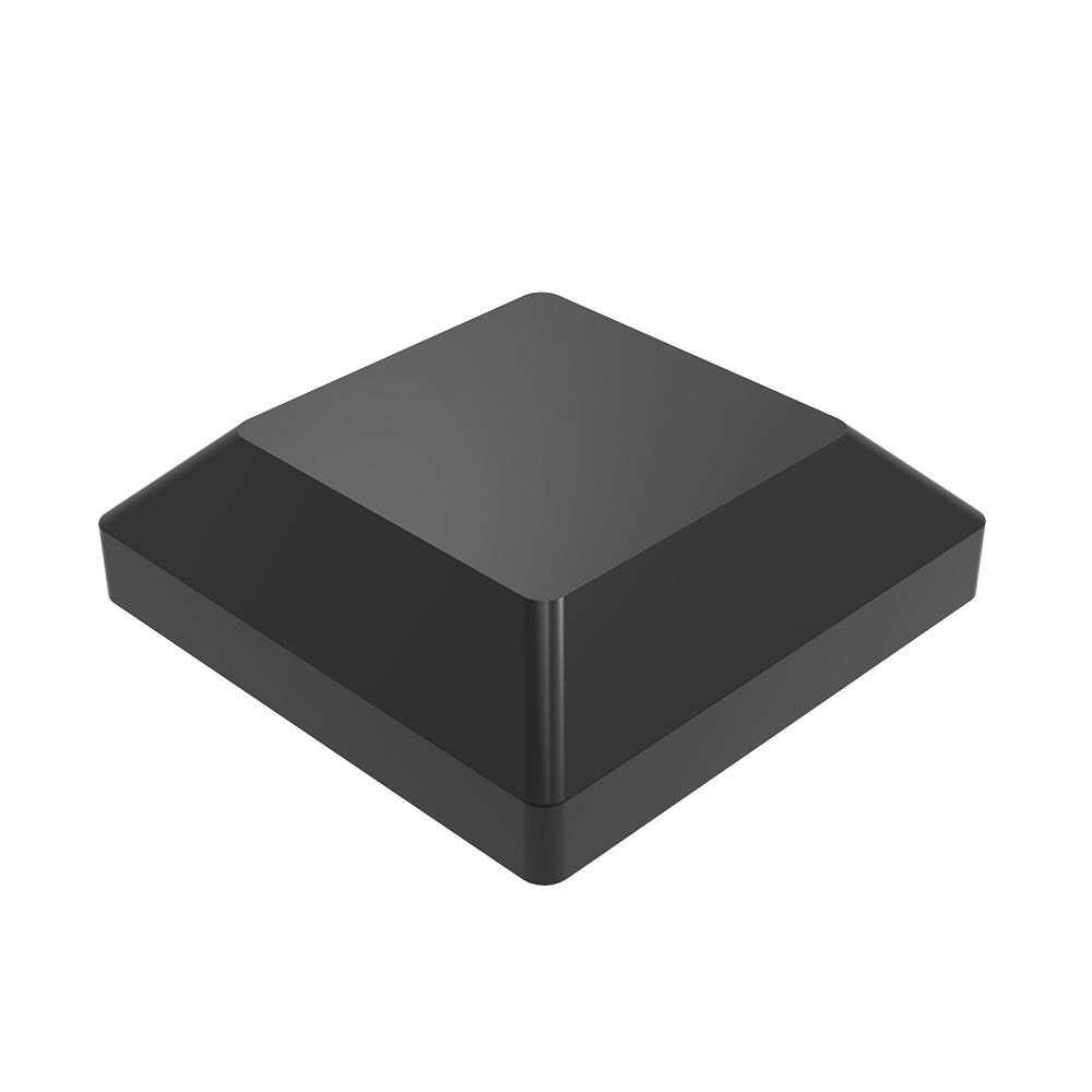 Freedom 4-in x 4-in Matte Black Aluminum Deck Post Cap