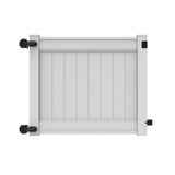 Freedom Emblem 4-ft H x 5-ft W White Vinyl Fence Gate Kit (Unassembled)