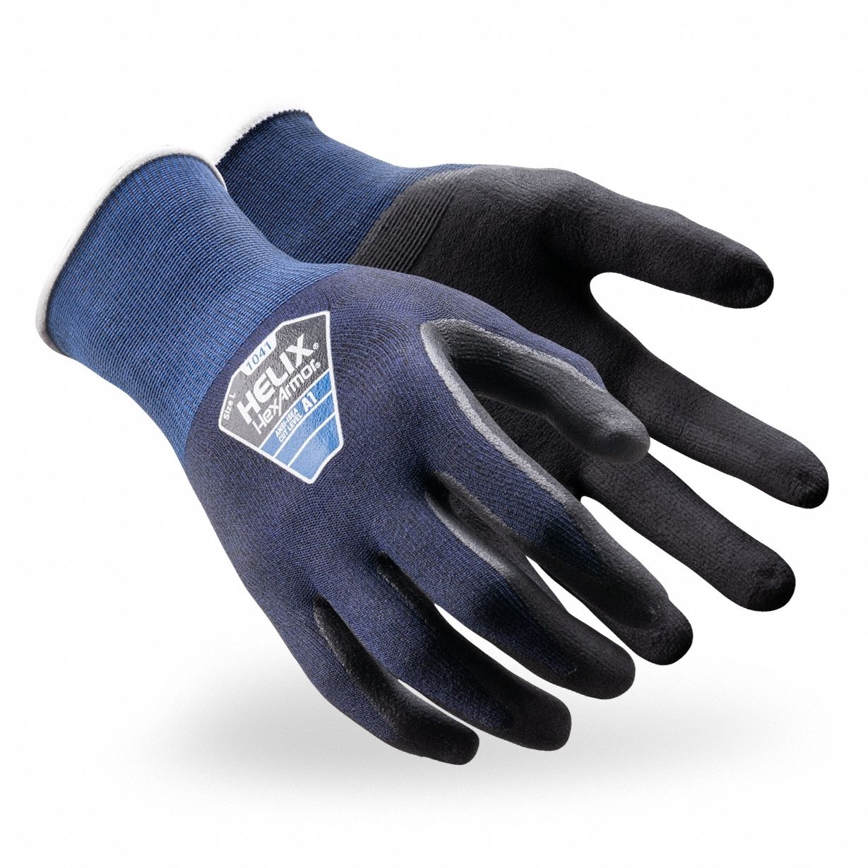 HEXARMOR Helix GP Knit Nitrile Safety Gloves - Size Large