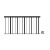 Freedom VersaRail Cambridge 6-ft x 36-in Aluminum Deck Rail Kit