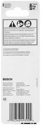 Bosch 3-Piece 3-5/8-in T-Shank Jigsaw Blade, 14 TPI Carbide for Laminate (T128BHM3)