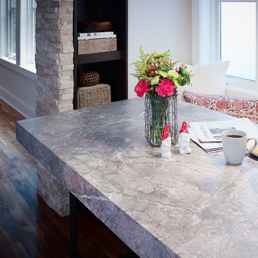 Formica Brand Laminate 180fx Istanbul Marble Scovato Laminate Sheet, 48-in W x 96-in L