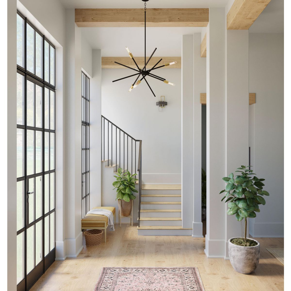 Progress Lighting Astra 6-Light Antique Bronze Modern/Contemporary Chandelier
