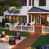 Freedom Lincoln White Vinyl Deck Rail Kit