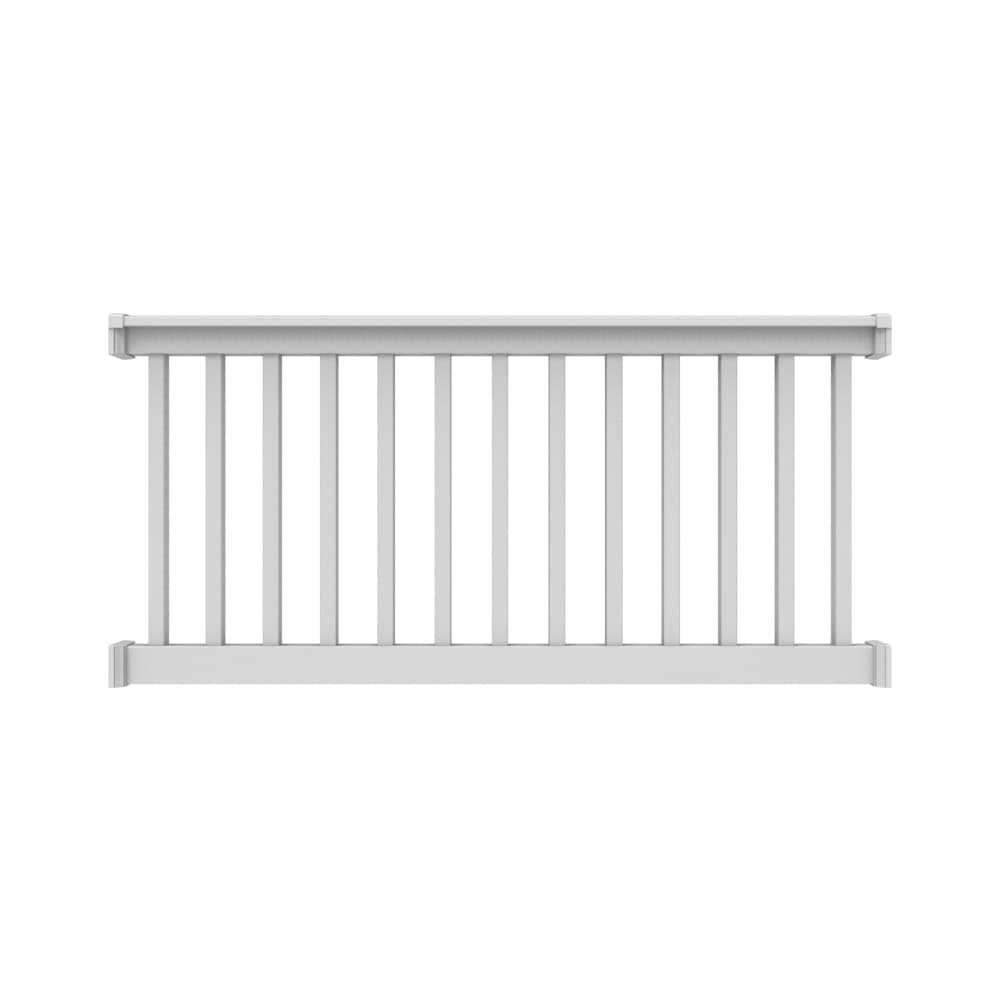 Freedom Lincoln White Vinyl Deck Rail Kit