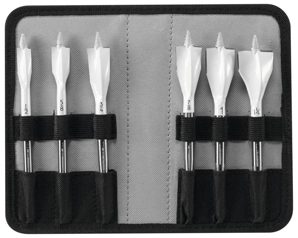 Bosch Nail Strike 6-Piece Assorted 6-in Woodboring Spade Drill Bit Set