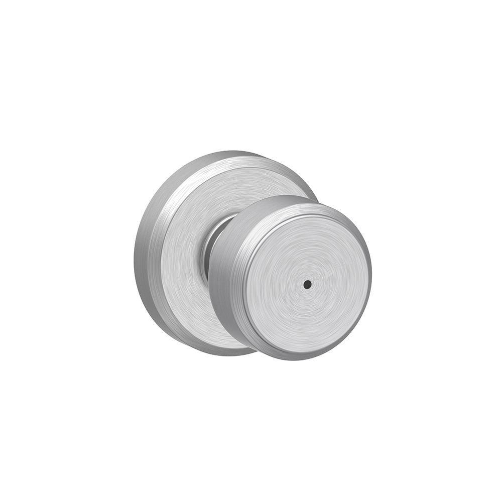 Bowery Matte Black Privacy Bed/Bath Door Knob with Greyson Trim - Super Arbor
