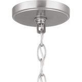 Progress Lighting Nealy 3-Light Brushed Nickel Modern/Contemporary Chandelier