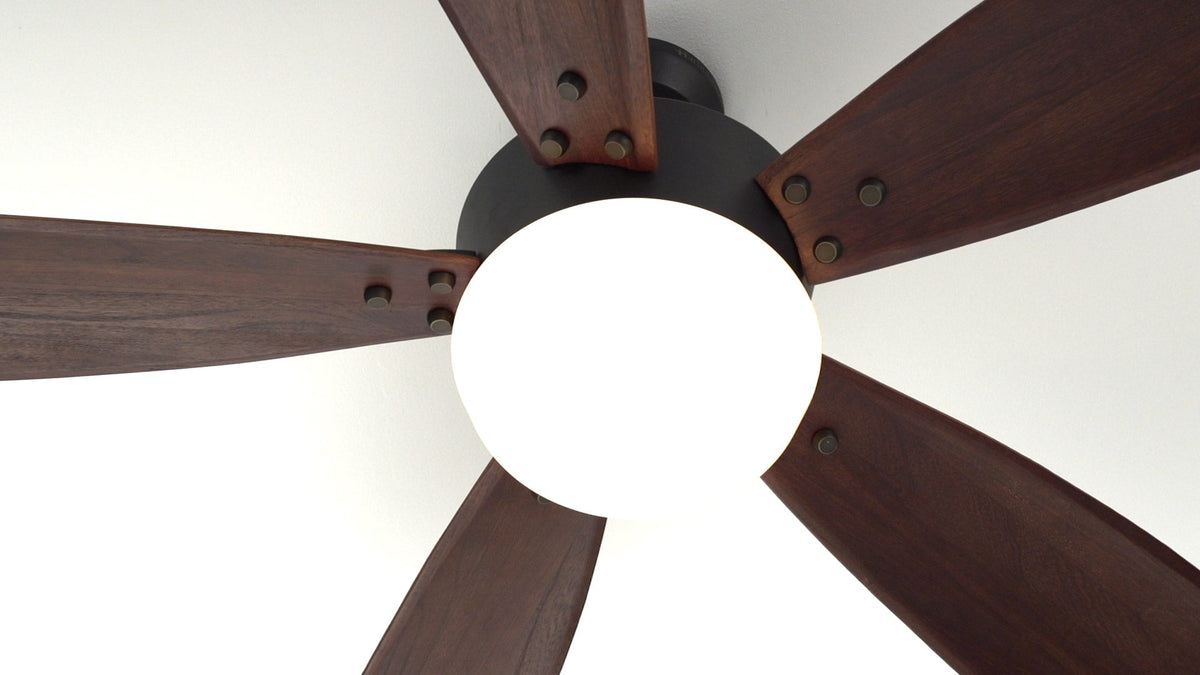 Harbor Breeze Saratoga 60-in Oil-Rubbed Bronze LED Indoor Ceiling Fan with Light Kit and Remote (5-Blade)