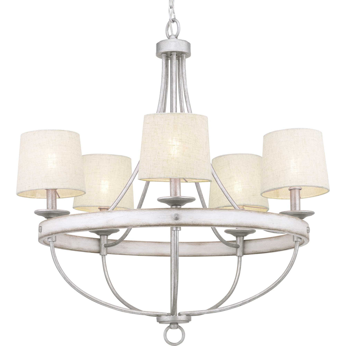 Progress Lighting Gulliver 5-Light Gray Coastal Chandelier