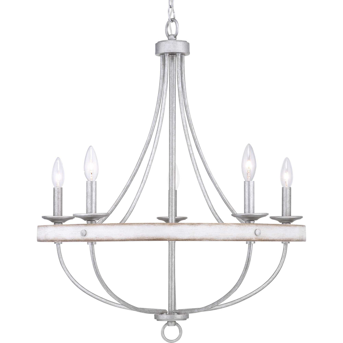 Progress Lighting Gulliver 5-Light Gray Coastal Chandelier