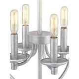 Progress Lighting Gulliver 4-Light Galvanized Farmhouse Lantern Medium Hanging Pendant Light