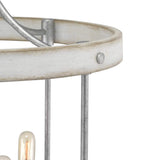 Progress Lighting Gulliver 4-Light Galvanized Farmhouse Lantern Medium Hanging Pendant Light