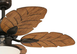 Harbor Breeze Waveport 52-in Weathered Bronze LED Indoor/Outdoor Ceiling Fan (5-Blade)