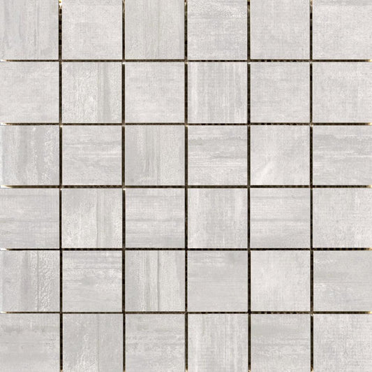 Emser Hangar 10-Pack Ash Porcelain Border Tile, 12-in x 12-in Sheets