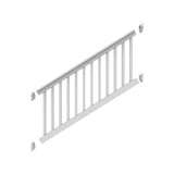 Freedom Lincoln White Vinyl Deck Stair Rail Kit