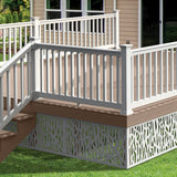 Freedom Lincoln White Vinyl Deck Rail Kit