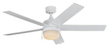 Harbor Breeze Newbern 52-in White Indoor Ceiling Fan with Light (5-Blade)
