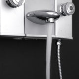 AKDY 51-in Aluminum 8-Spray Shower Panel System (Valve Included)
