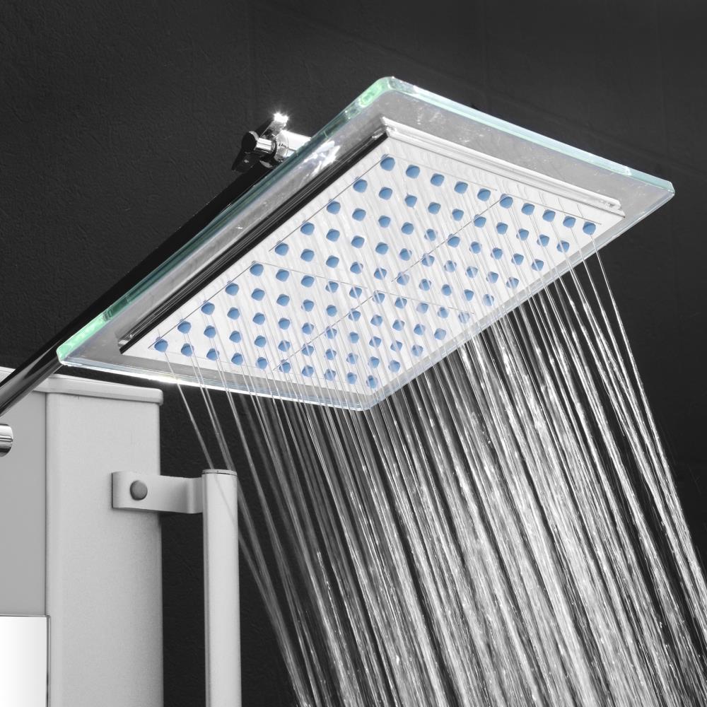 AKDY 51-in Aluminum 8-Spray Shower Panel System (Valve Included)