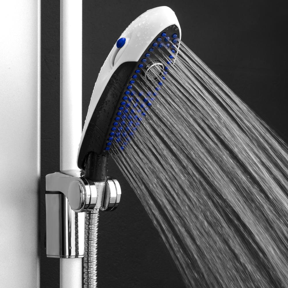 AKDY 51-in Aluminum 8-Spray Shower Panel System (Valve Included)